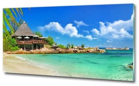 Üvegfotó Seychelles strand osh-53907878