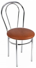 Nizza étkezőszék króm + calvados