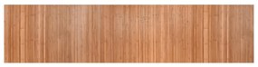 négyszögletű természetes bambusz szőnyeg 70 x 300 cm