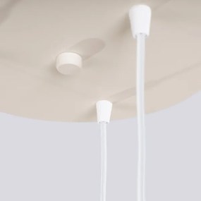 Sollux SL.1720 - Csillár zsinóron HALO 3xG9/8W/230V átm. 25 cm krémes