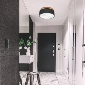 Brilagi - LED mennyezeti lámpa BELLADONNA 2xE27/15W/230V, 40 cm, fekete/dub