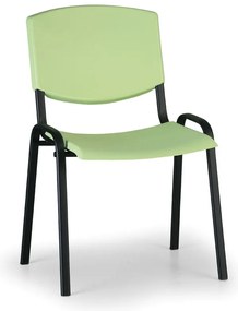 Design konferencia szék - fekete lábak, zöld