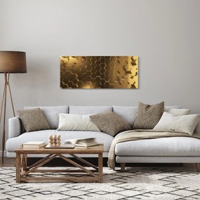 Kép - arany hatszög (120x50 cm)