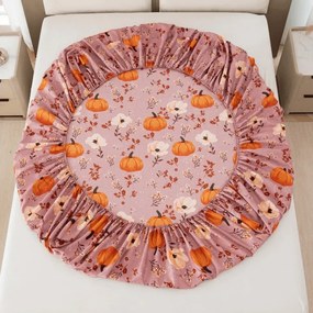 Mikroszálas lepedő PUMPKINS ROSAVIE rózsaszín 90x200 cm