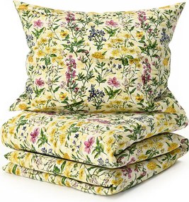 Krepp ágyneműhuzat HERBELLE színes Ágyneműhuzat mérete: 70 x 90 cm | 140 x 200 cm