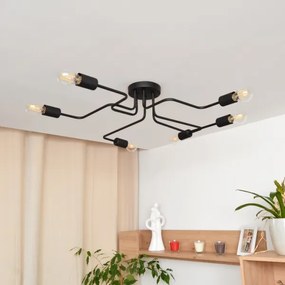 LED Felületre szerelhető csillár TUBE 6xE27/15W/230V