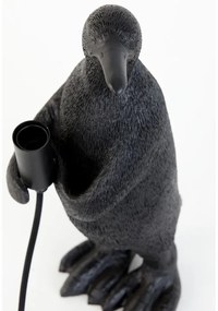 Matt fekete asztali lámpa (magasság 24 cm) Penguin – Light &amp; Living