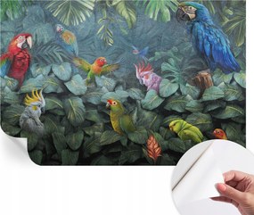 Divatos öntapadós fali tapéta Egzotikus dzsungel 104x70 cm