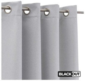 Világosszürke függöny 135x260 cm Quality – Casa Selección