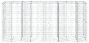 horganyzott vas gabion kosár fedéllel 450 x 100 x 200 cm