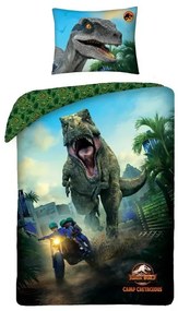 Jurassic World Camp ágyneműhuzat 140×200cm, 70×90 cm