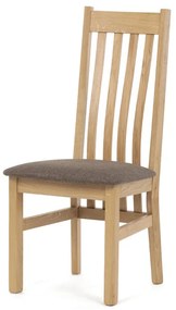 Tömör Tölgy Étkezőszék Barna Párnázott Üléssel. C-2100