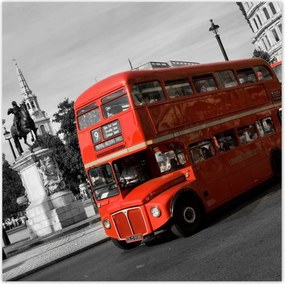 Poszterek 140x140 Piros busz London