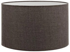 LED állólámpa TUNJA 1xE27/20W/230V Ø 38 cm matt króm/barna