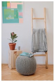 Sötétszürke puff - Bonami Essentials