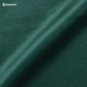 Nuage palackzöld kinyitható sarokkanapé bársony kárpittal, bal oldali - Windsor &amp; Co Sofas