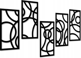 Geometrikus Fali Dekoráció Panelek 150cm XXL Áttört Kép Nappali Képek