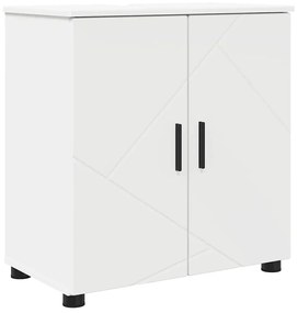 Fürdőszoba bútor szett 4 pcs Fehér 61 x 35 x 64 cm Faanyag