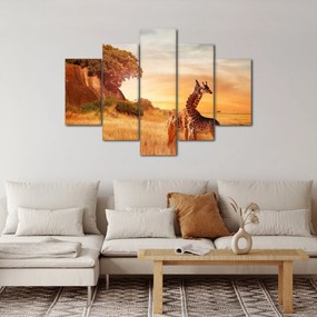 Kép - Zsiráfok Afrikában (150x105 cm)