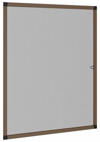 barna ablakszúnyogháló 100x120 cm