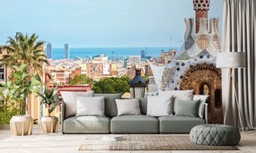 Öntapadó fotótapéta Güell park Barcelonában