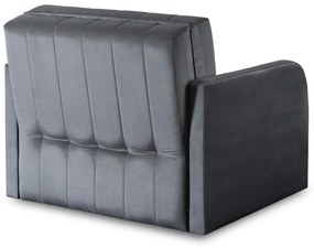 Ágyazható Fotel Szürke Színben. Vero