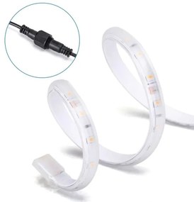 Aigostar - LED állítható fényű napelemes szalag 1,6W 3 m 2700K IP65 DO