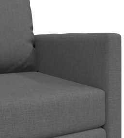 fapadlós kanapéágy 2 az 1-ben Sötét szürke 74x77x81 cm Textil