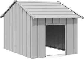vidaXL Kutyaház tetővel 83x130x85 cm horganyzott acél