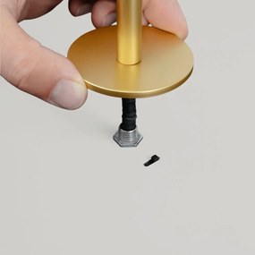 Világosszürke fém LED dimmelhető függőlámpa fém búrával ø 31 cm Asteria Plus – UMAGE