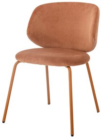 Narancssárga bársony étkezőszék szett 2 db-os Ponte – Bloomingville