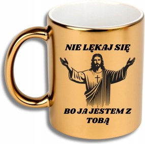 Arany Bögre Ajándék Különböző Alkalmakra Jezus Ne Félj Én Veled Vagyok