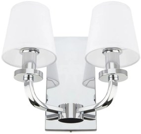 Cosmolight NEW YORK W02503CH-WH Fali lámpa 2x40w/E14 IP20