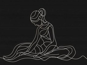 Poszter 100x75cm Ülő pozíció