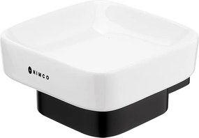 Nimco Kibo Black fali kerámia szappantartó, fekete fém Ki-14059K-90_