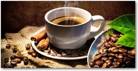 Konyhai panel Kávéscsésze 140x70 cm Ragasztó