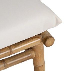 Fehér kanapé 135 cm Bamboo – Ixia