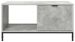 Dohányzóasztal Beton szürke 90 x 49 x 46 cm Faanyag