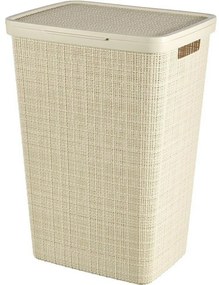 Curver szennyeskosár Jute 58 l, bézs