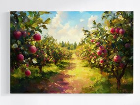 Poszter Tájkép Gyümölcsös Fák Alma 120x80