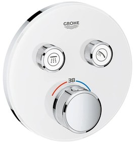 Zuhany csaptelep Grohe Smart Control termosztatikus csapteleppel Hold fehér, Yang fehér 29151LS0