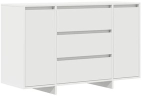 Oldalszekrény Fehér 120x41x75 cm MDF