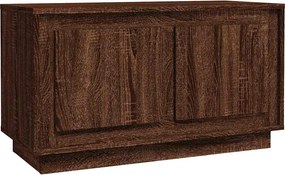 vidaXL barna tölgyszínű szerelt fa TV-szekrény 80x35x45 cm