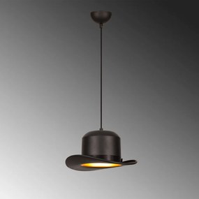 Sivani MR-992 fekete fém függőlámpa, Ø30 cm
