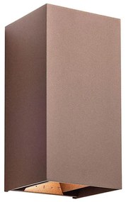 Redo 90554 - LED kültéri fali lámpa VARY 2xLED/10W/230V 3000K IP54 barna