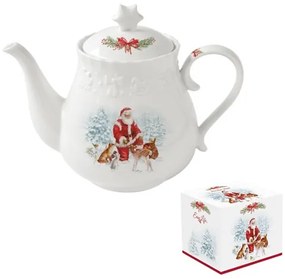 Porcelán teáskanna 850ml, dobozban, Christmas Carol