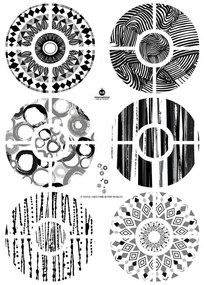 Grey And Black Circles falmatrica - Ambiance