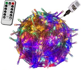 VOLTRONIC® Fényfüzér 20 m 200 LED színes vezérlő