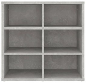 betonszürke cipősszekrény 52,5 x 30 x 50 cm