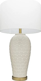 Cosmolight MURCIA T01033BR-WH Asztali lámpa 1x40W/E27 IP20